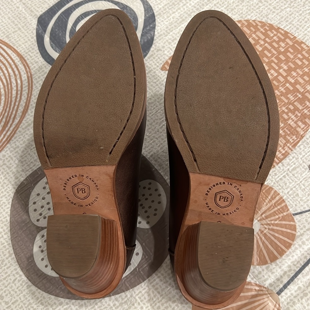 Poppy Barley Bronze Metallic Leather Mule - Picture 5 of 5